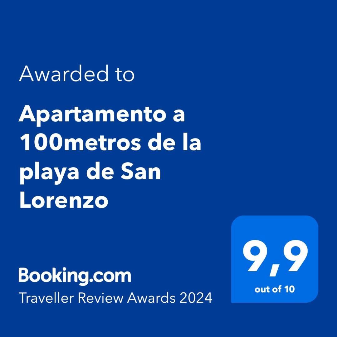 Apartamento A 100Metros De La Playa De San Lorenzo Gijón Eksteriør bilde